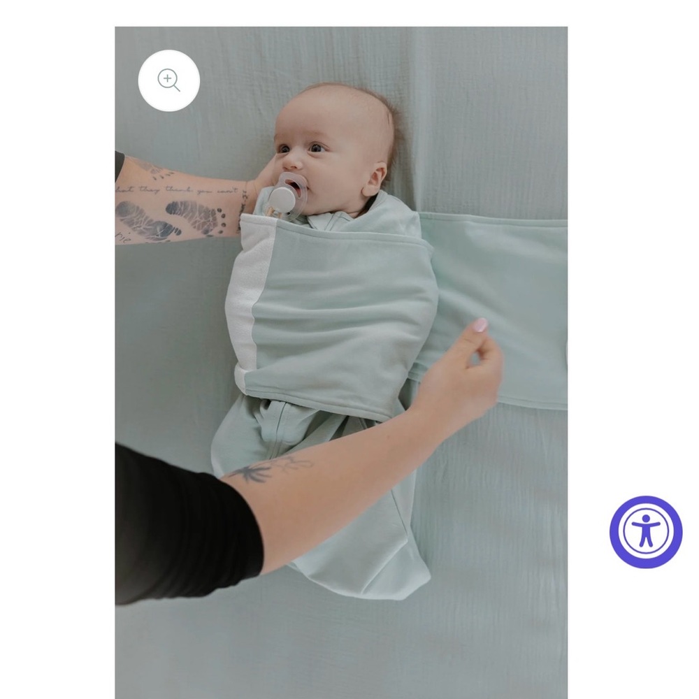 Butterfly Swaddle - Multi-Stage Sleep System (Sage) - Picture 9 of 10